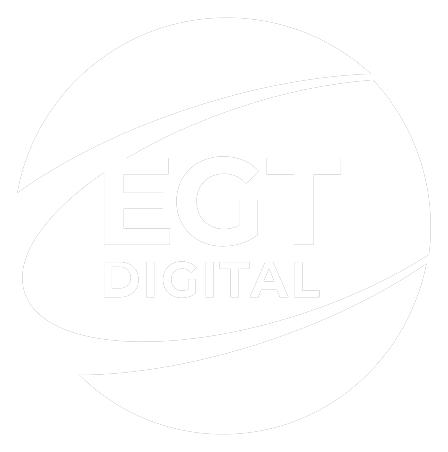 Logo di EGT Digital, provider di slot e giochi da casinò disponibile su Golisimo