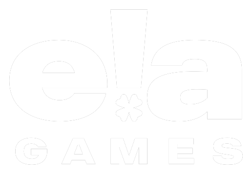 Logo di ELA Games, provider di slot e giochi da casinò disponibile su Golisimo