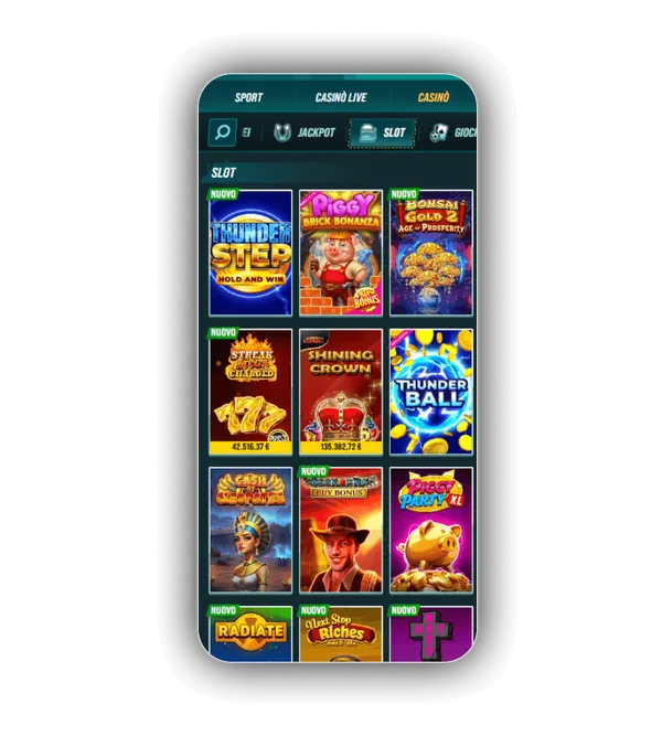 Assortimento di giochi su Golisimo Casinò